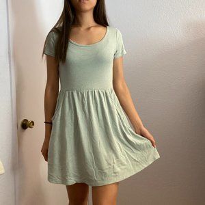 F21 | Sage Green A-line Dress